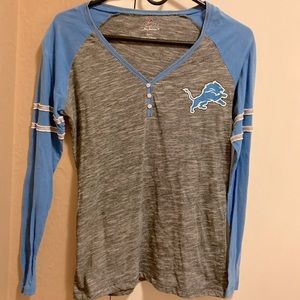 Long sleeved Detroit Lions shirt women’s size M